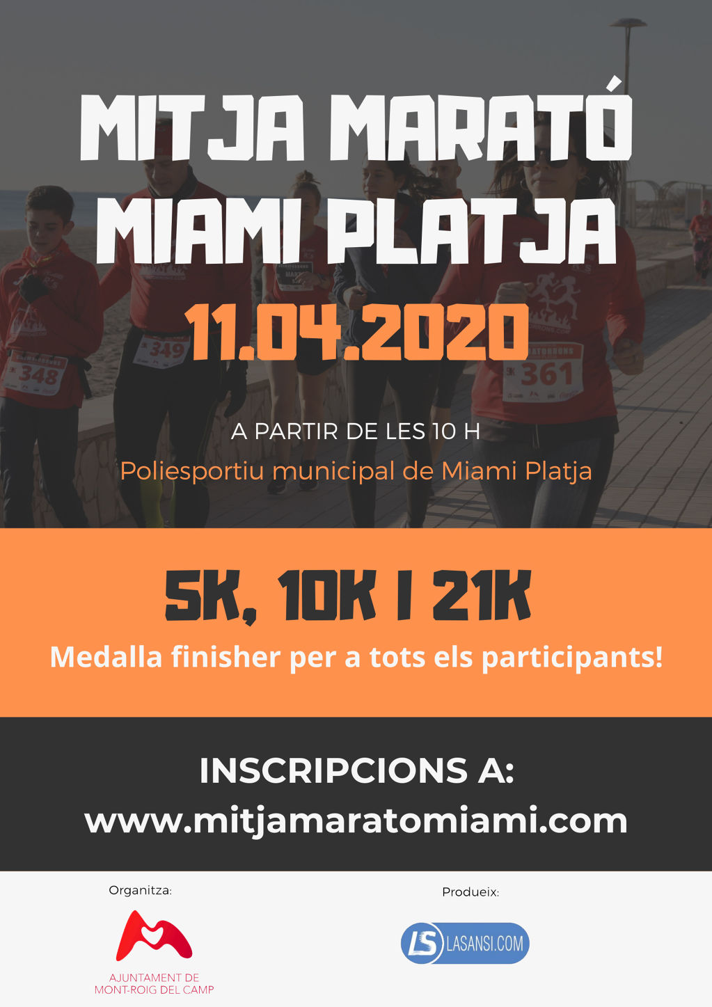 S’obren les inscripcions per a la cinquena edició de la Mitja Marató de Miami Platja 