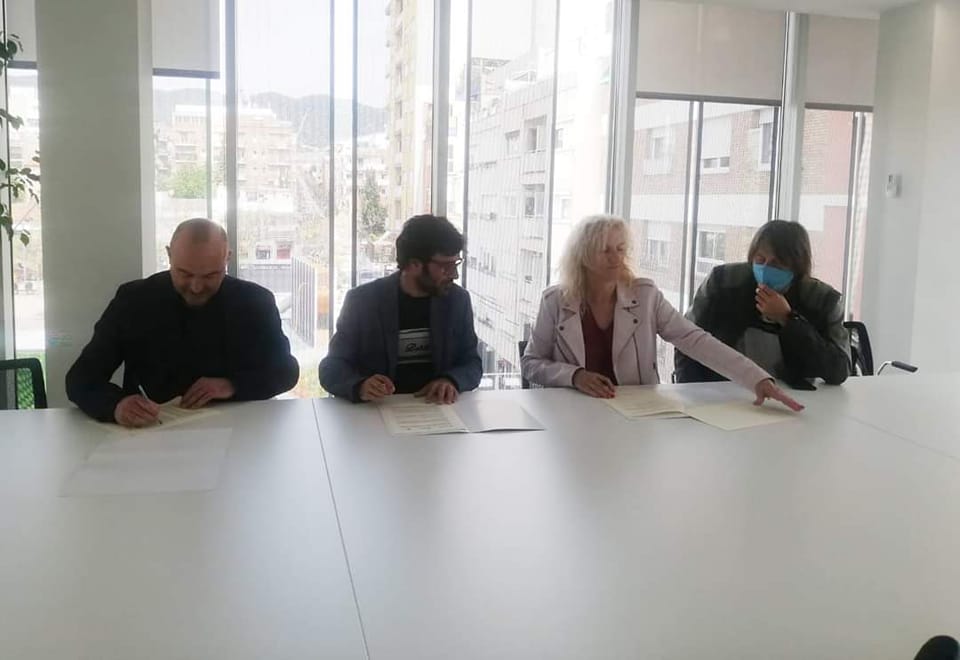 signat el conveni de la Cursa de la Dona de les Tres Viles